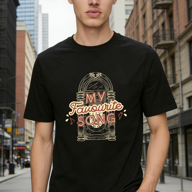 My Favourite Song Vintage Jukebox Music Lover Unisex Classic T-shirt