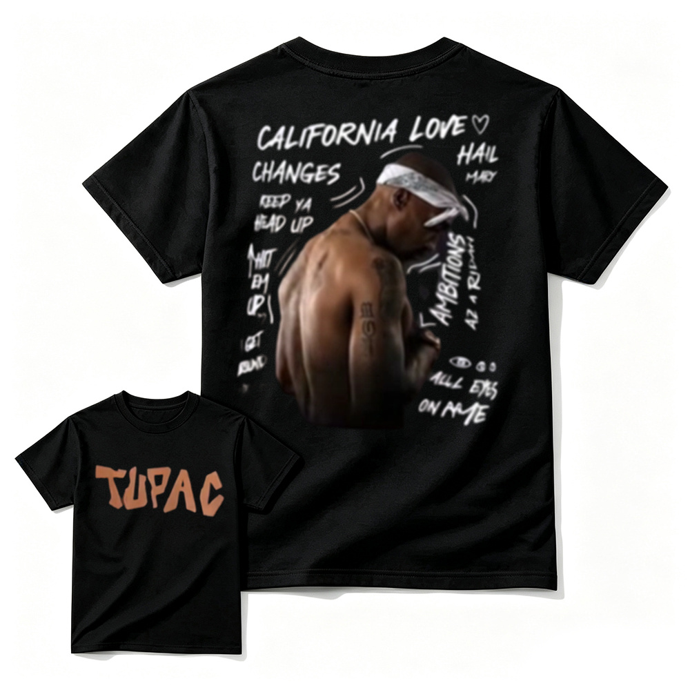 Vintage 90s West Coast Hip Hop Legend Graphic T-Shirt