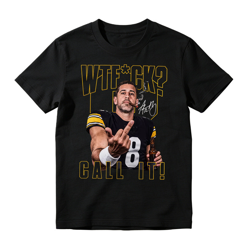 WTF Call It Football Graphic T-Shirt - Football Quarterback Sarcastic Sports Fan Tee