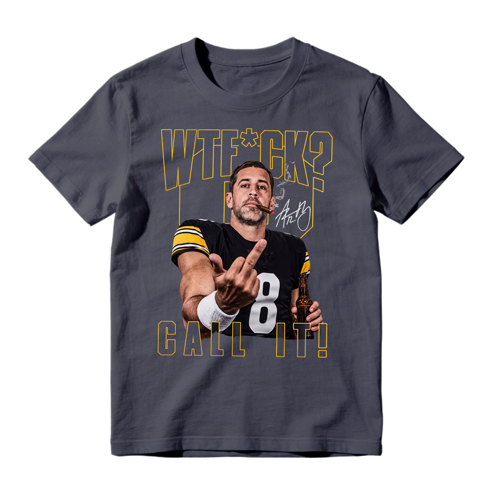 WTF Call It Football Graphic T-Shirt - Football Quarterback Sarcastic Sports Fan Tee