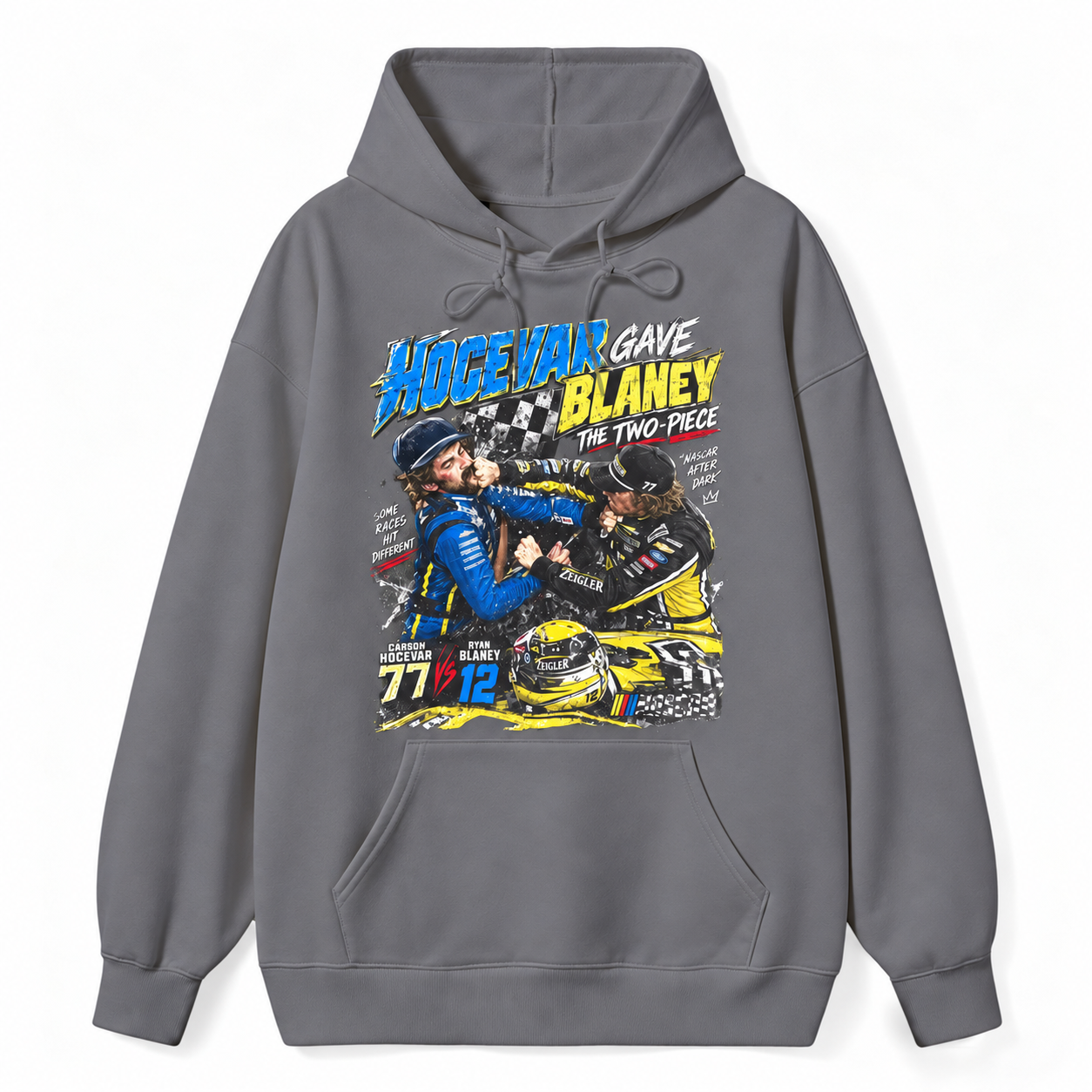 Ryan Blaney vs Carson Hocevar Shirt, Carson Hocevar Ryan Blaney Fight Sweatshirt, Racing Graphichoodie