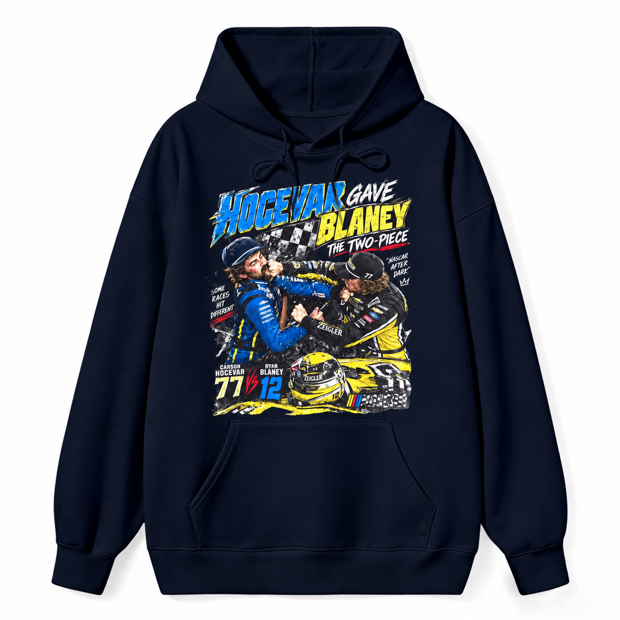 Ryan Blaney vs Carson Hocevar Shirt, Carson Hocevar Ryan Blaney Fight Sweatshirt, Racing Graphichoodie