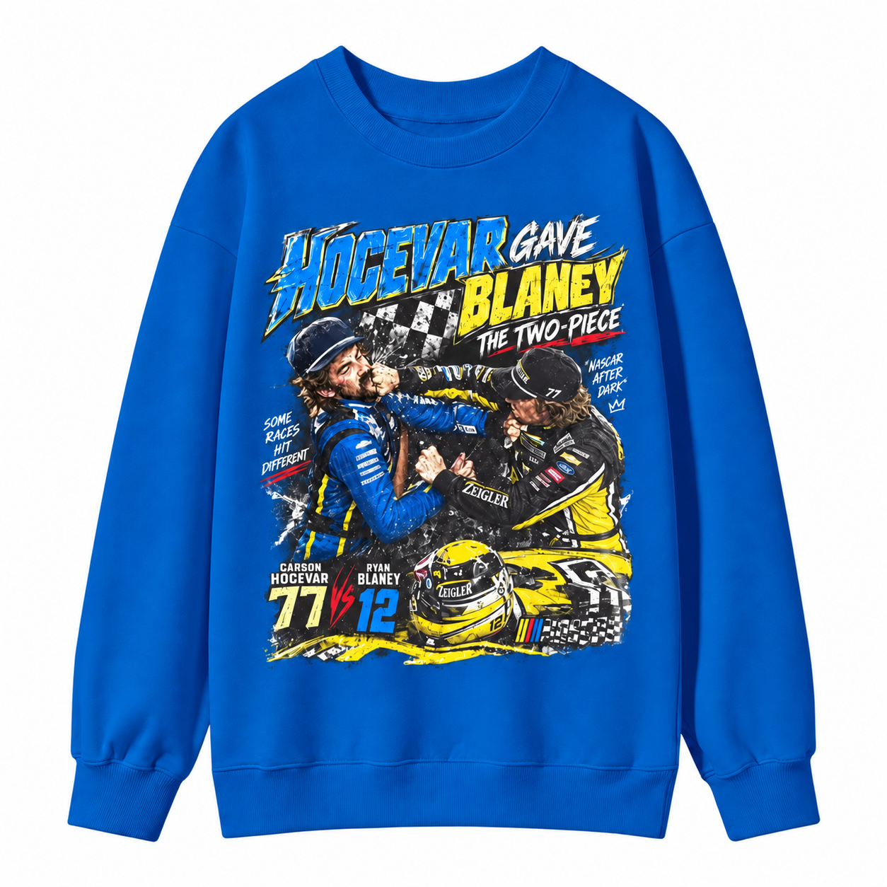 Ryan Blaney vs Carson Hocevar Shirt, Carson Hocevar Ryan Blaney Fight Sweatshirt, Racing Graphic Sweatshirt