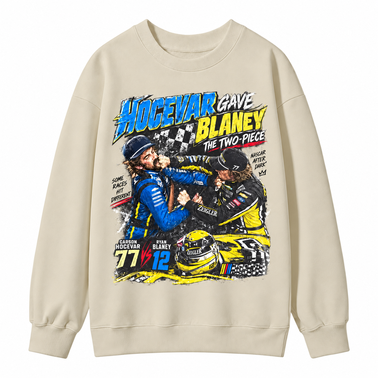 Ryan Blaney vs Carson Hocevar Shirt, Carson Hocevar Ryan Blaney Fight Sweatshirt, Racing Graphic Sweatshirt