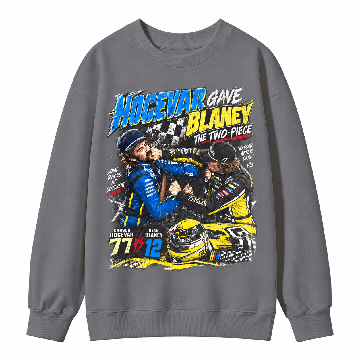 Ryan Blaney vs Carson Hocevar Shirt, Carson Hocevar Ryan Blaney Fight Sweatshirt, Racing Graphic Sweatshirt