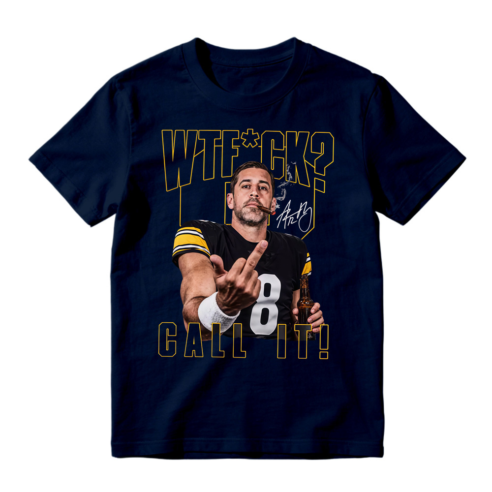 WTF Call It Football Graphic T-Shirt - Football Quarterback Sarcastic Sports Fan Tee