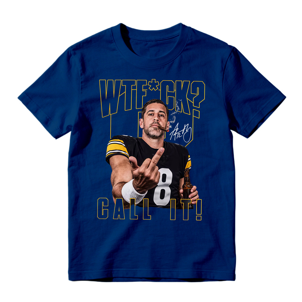 WTF Call It Football Graphic T-Shirt - Football Quarterback Sarcastic Sports Fan Tee