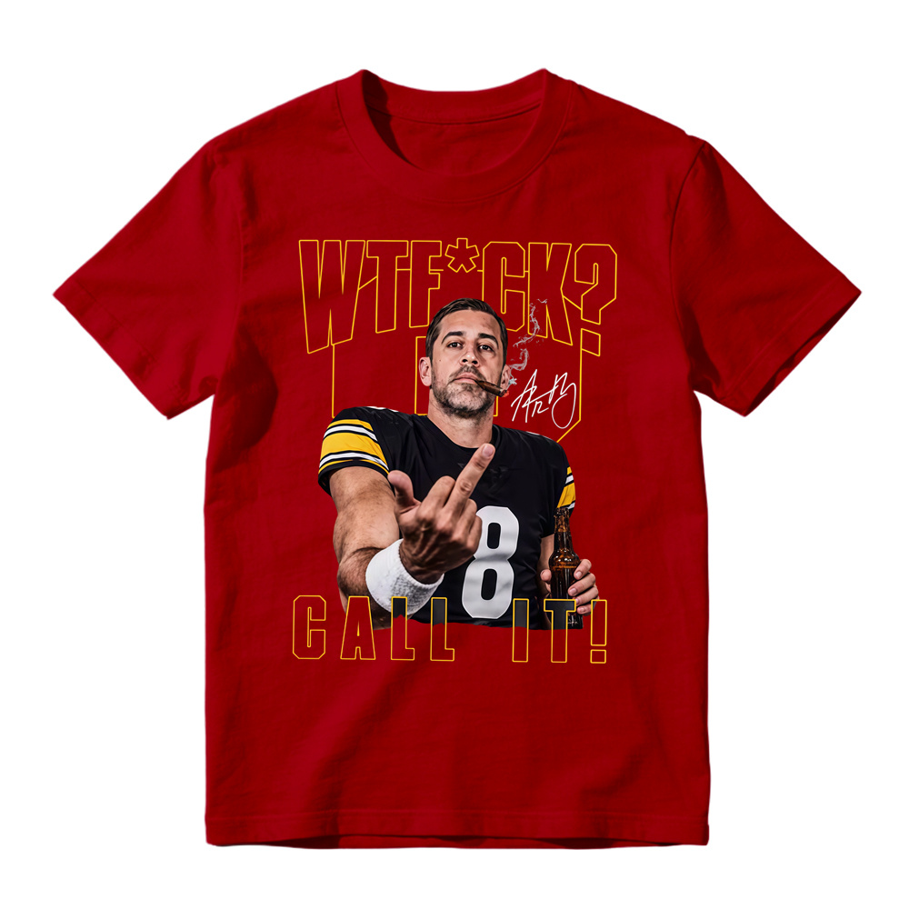 WTF Call It Football Graphic T-Shirt - Football Quarterback Sarcastic Sports Fan Tee