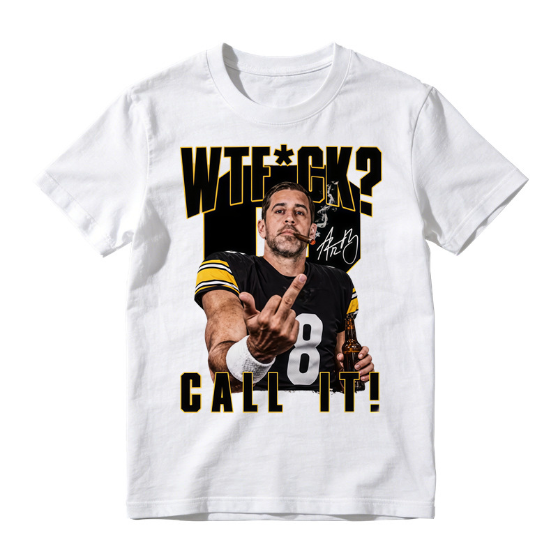 WTF Call It Football Graphic T-Shirt - Football Quarterback Sarcastic Sports Fan Tee