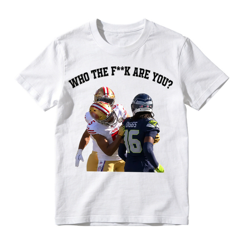 WHO THE FK ARE YOU? San Francisco vs Seattle Viral Trash Talk T-Shirt