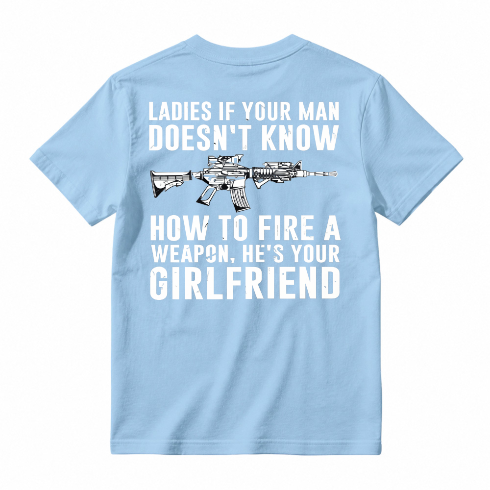 Funny Gun Safety Quote Graphic T-shirt