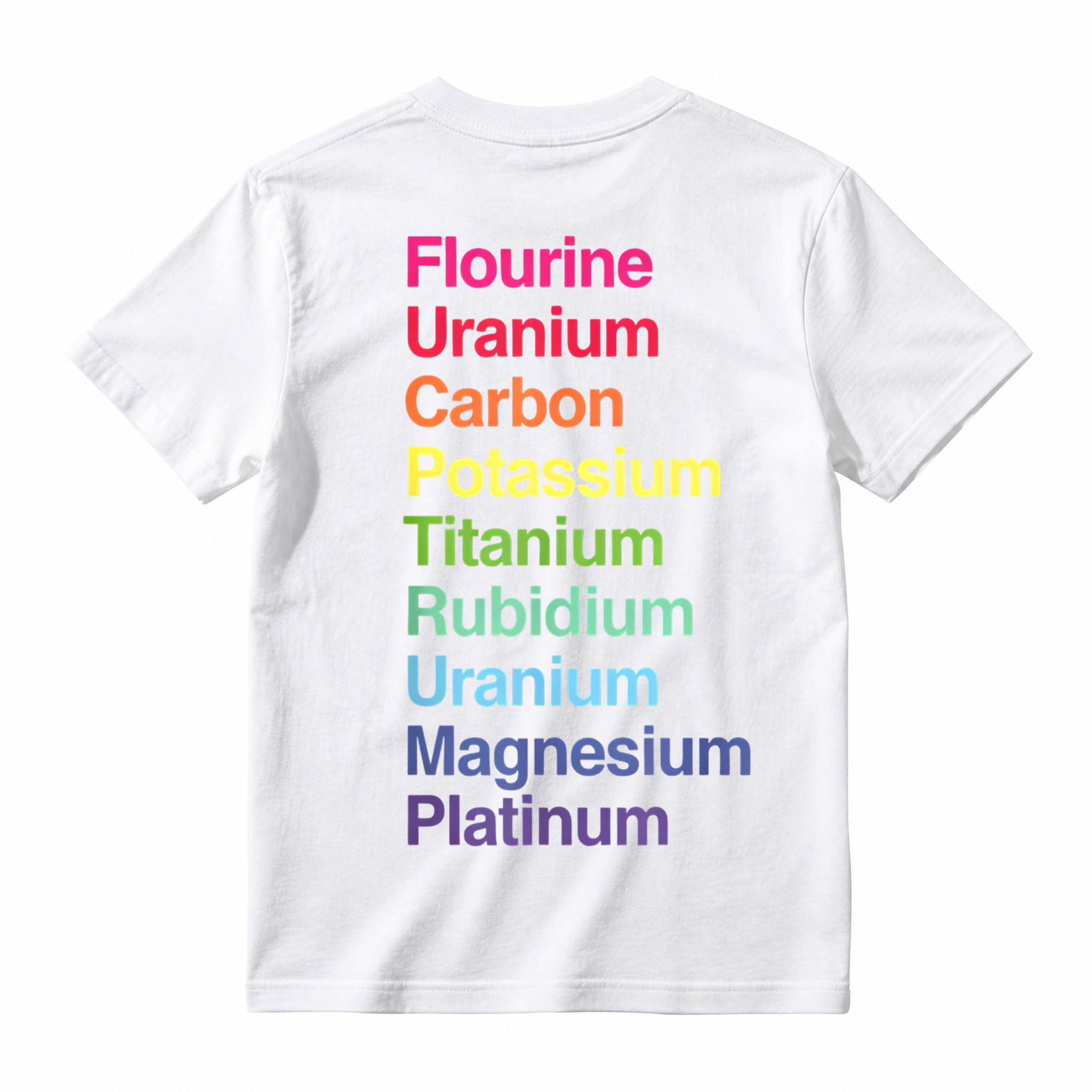 Periodic Table Elements Acronym Graphic T-Shirt