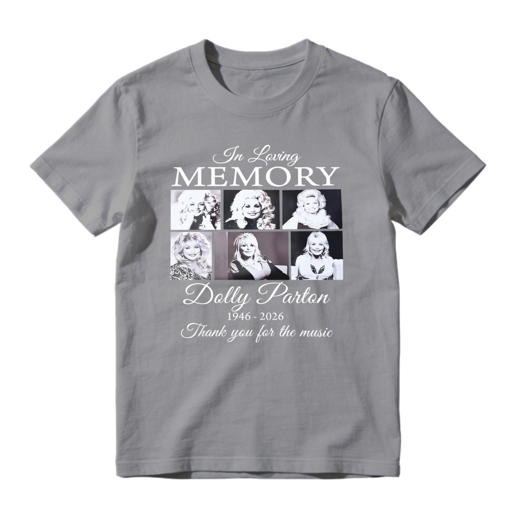 In Loving Memory Do lly Parton 1946-2026 Thank You For The Music Photo Collage Tribute Unisex Classic T-shirt