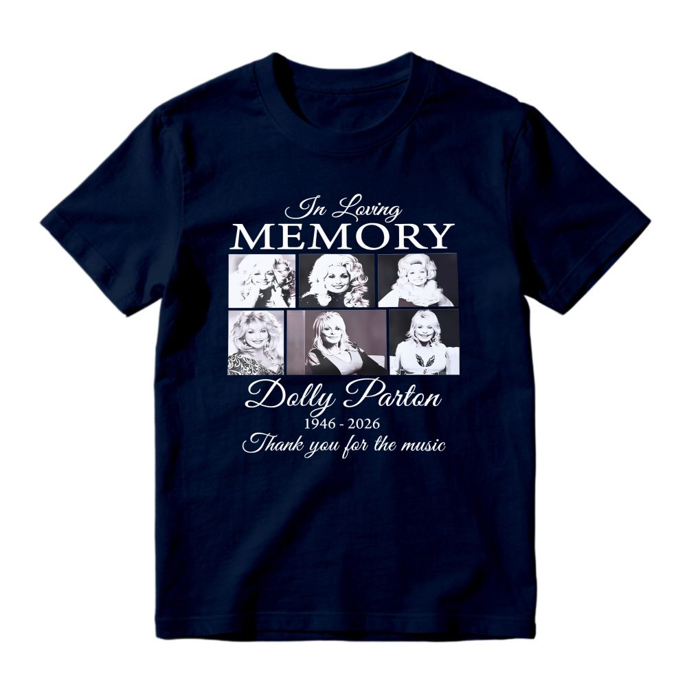 In Loving Memory Do lly Parton 1946-2026 Thank You For The Music Photo Collage Tribute Unisex Classic T-shirt