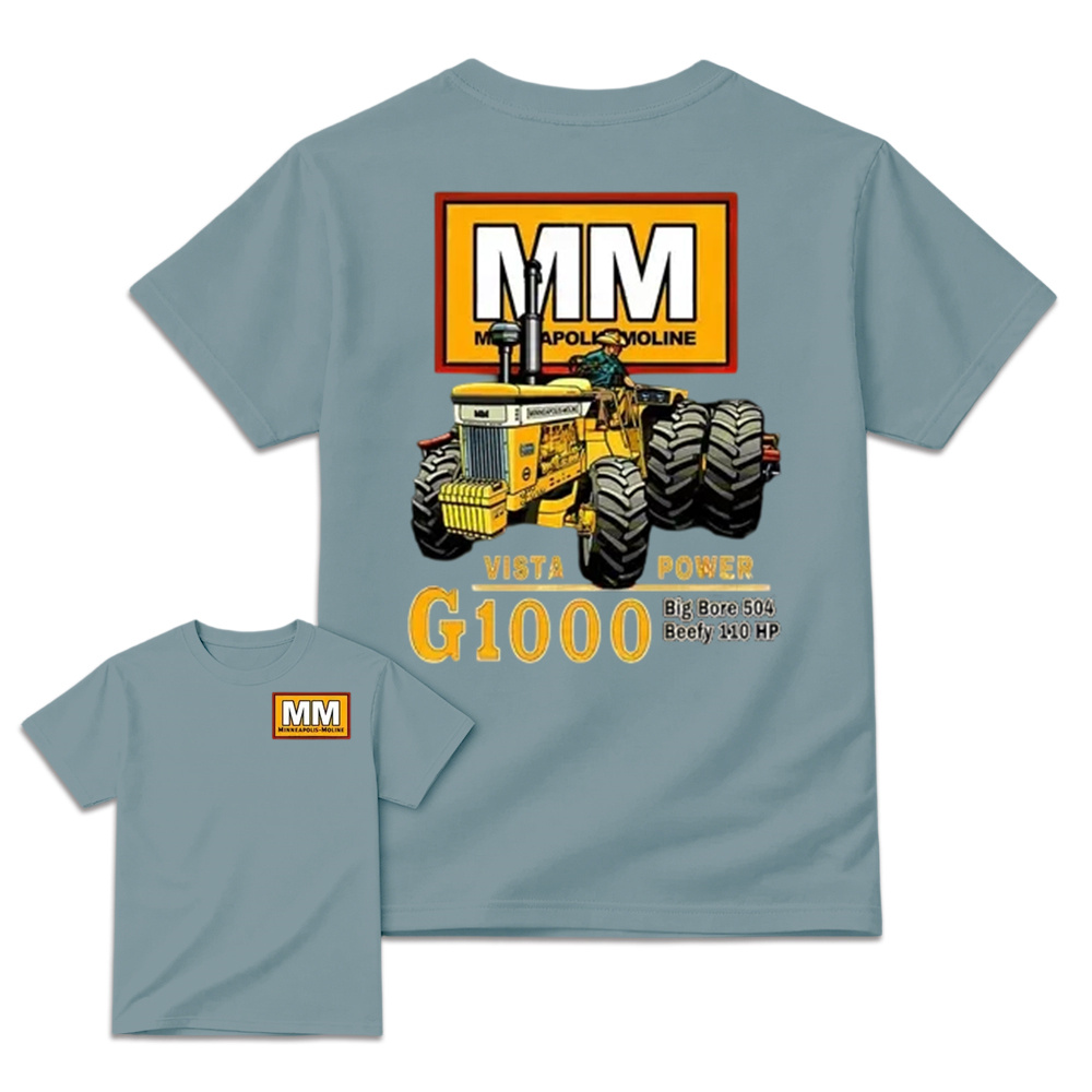 Minneapolis-Moline G1000 Vista Power Tractor Vintage Graphic T-Shirt