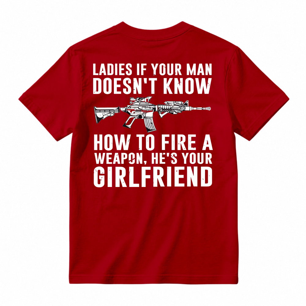 Funny Gun Safety Quote Graphic T-shirt
