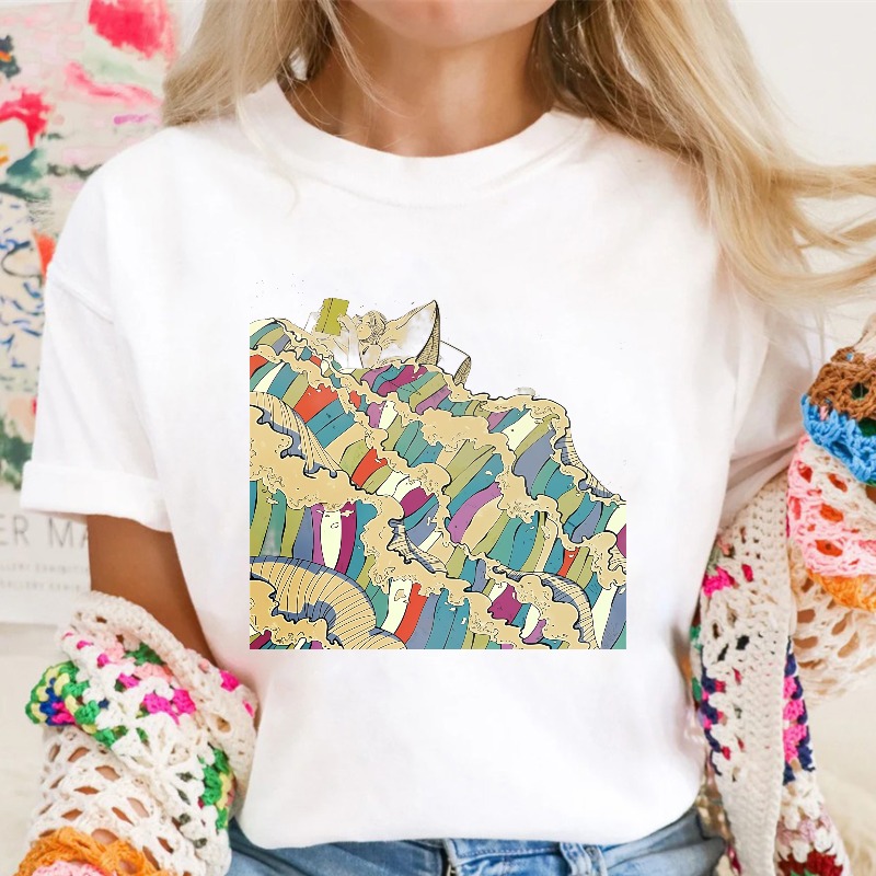 Abstract Colorful Block Pattern, Unisex Classic T-shirt