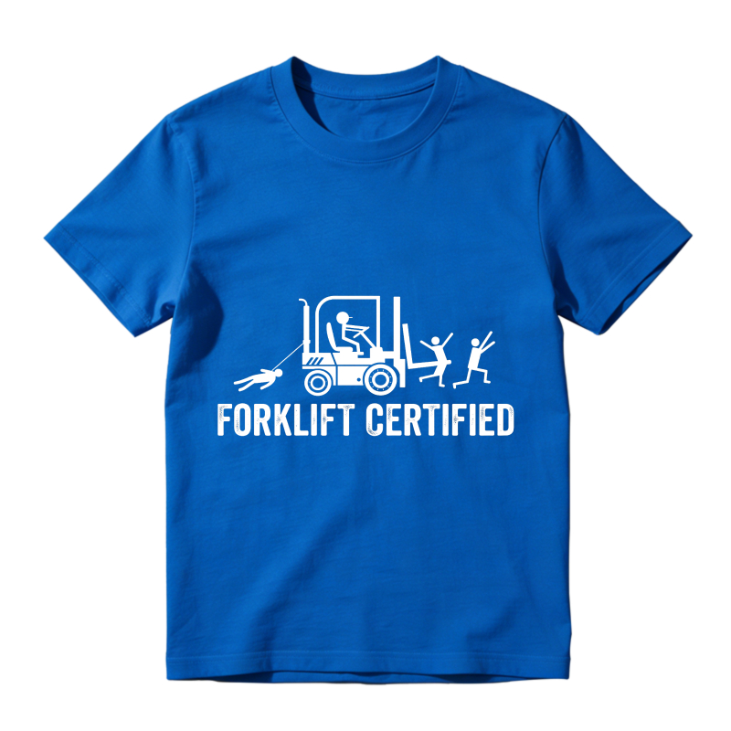 Forklift Certified Shirt, Funny Certified Forklift Operator T-Shirt Graphic tees