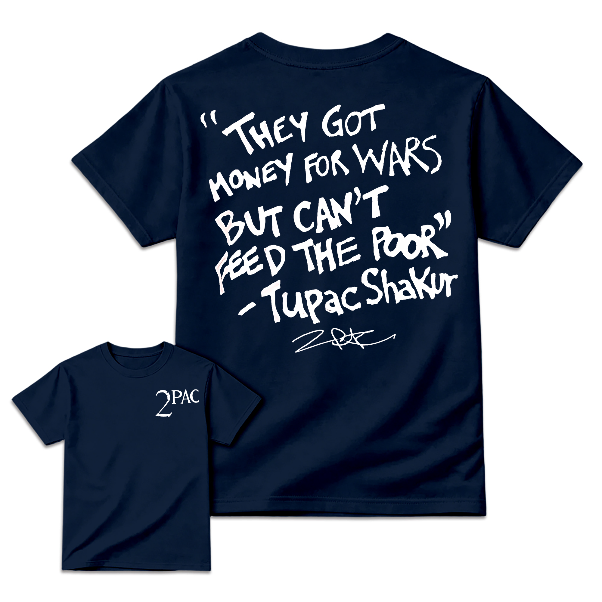 "Money For Wars" Quote Graphic T-Shirt Vintage Hip Hop Cotton Tee