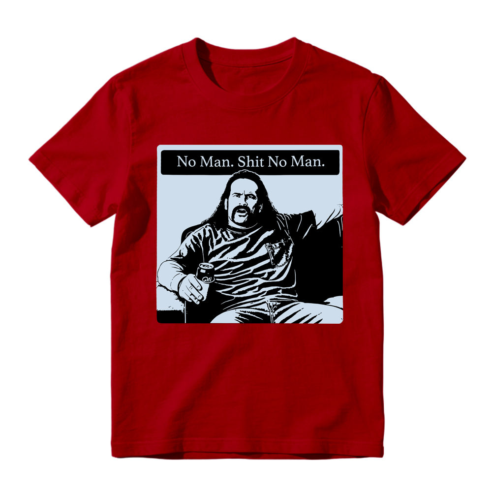 "No Man Shit No Man" Vintage Graphic T-Shirt