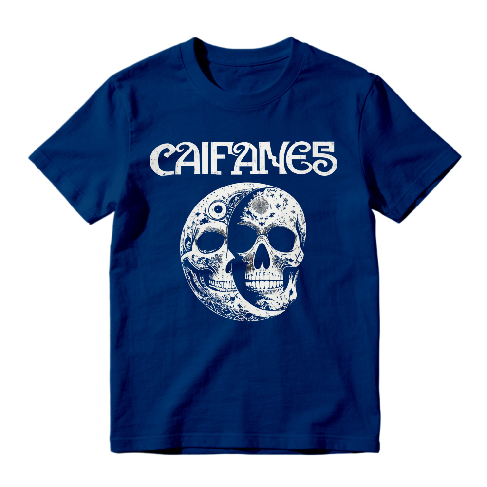 Cairanes Skull And Moon Graphic Unisex Classic T-shirt