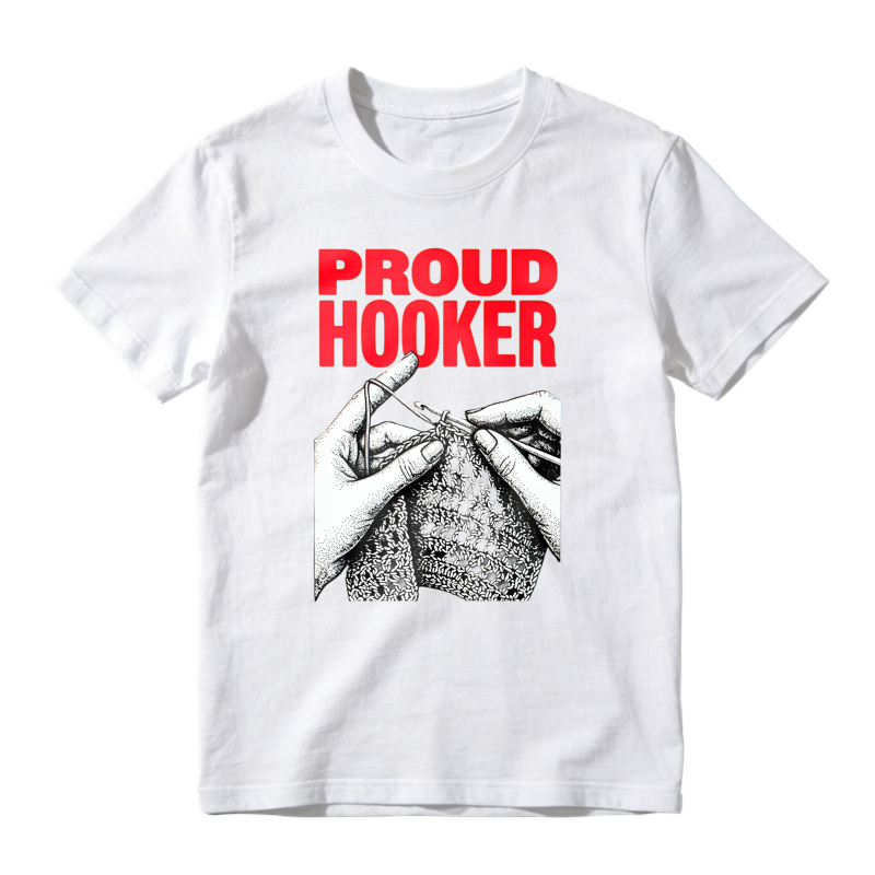 Proud Hooker Knitting Hands Graphic Unisex Classic T-shirt