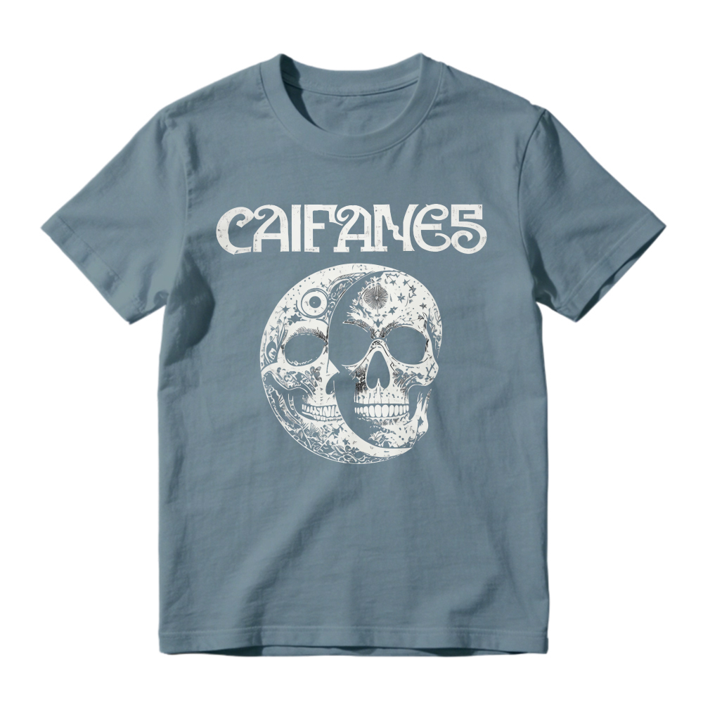Cairanes Skull And Moon Graphic Unisex Classic T-shirt