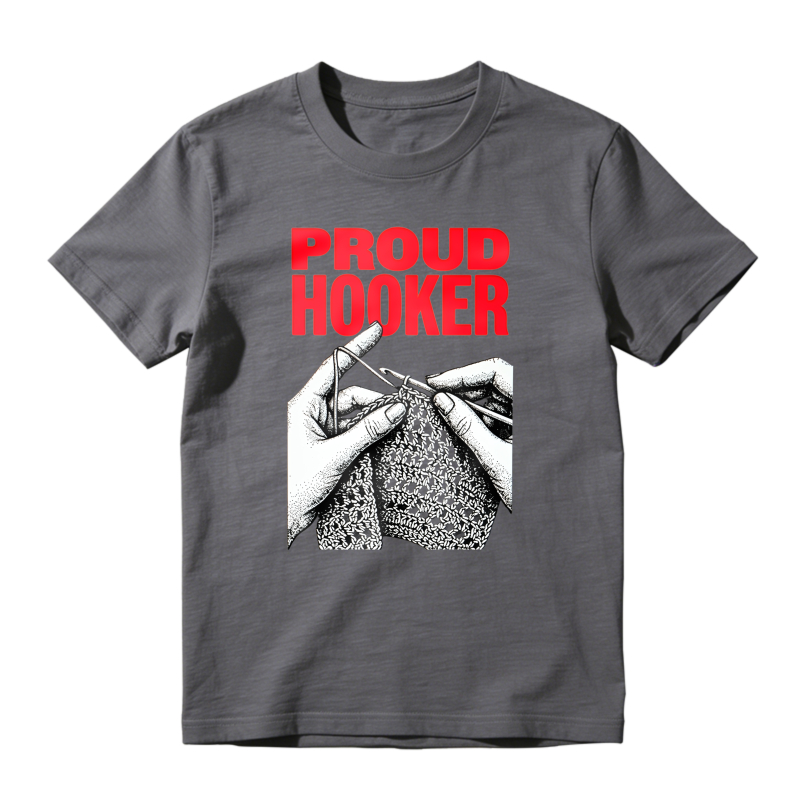 Proud Hooker Knitting Hands Graphic Unisex Classic T-shirt