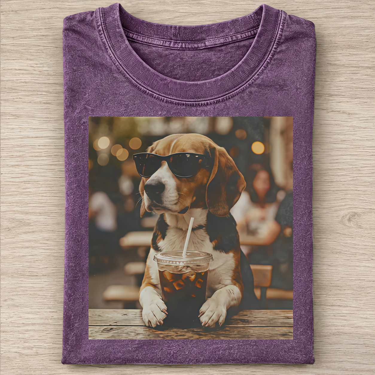 Beagle Iced Coffee T-shirt