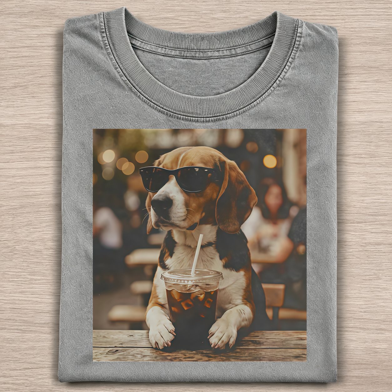 Beagle Iced Coffee T-shirt