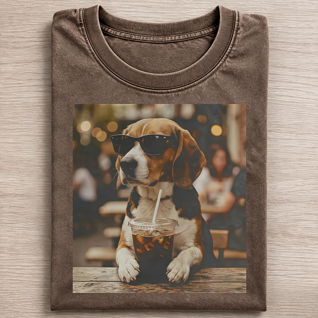 Beagle Iced Coffee T-shirt