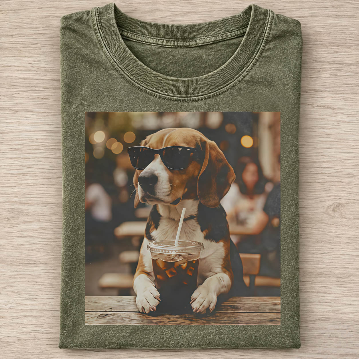 Beagle Iced Coffee T-shirt