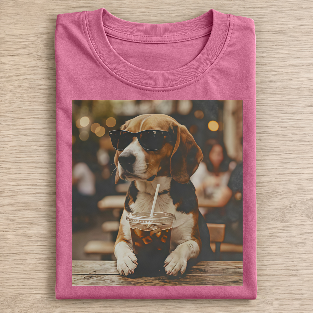 Beagle Iced Coffee T-shirt