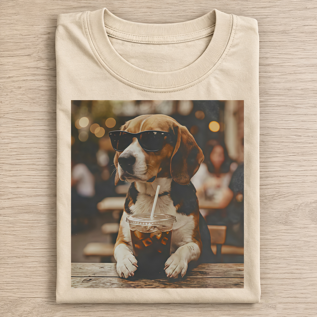 Beagle Iced Coffee T-shirt