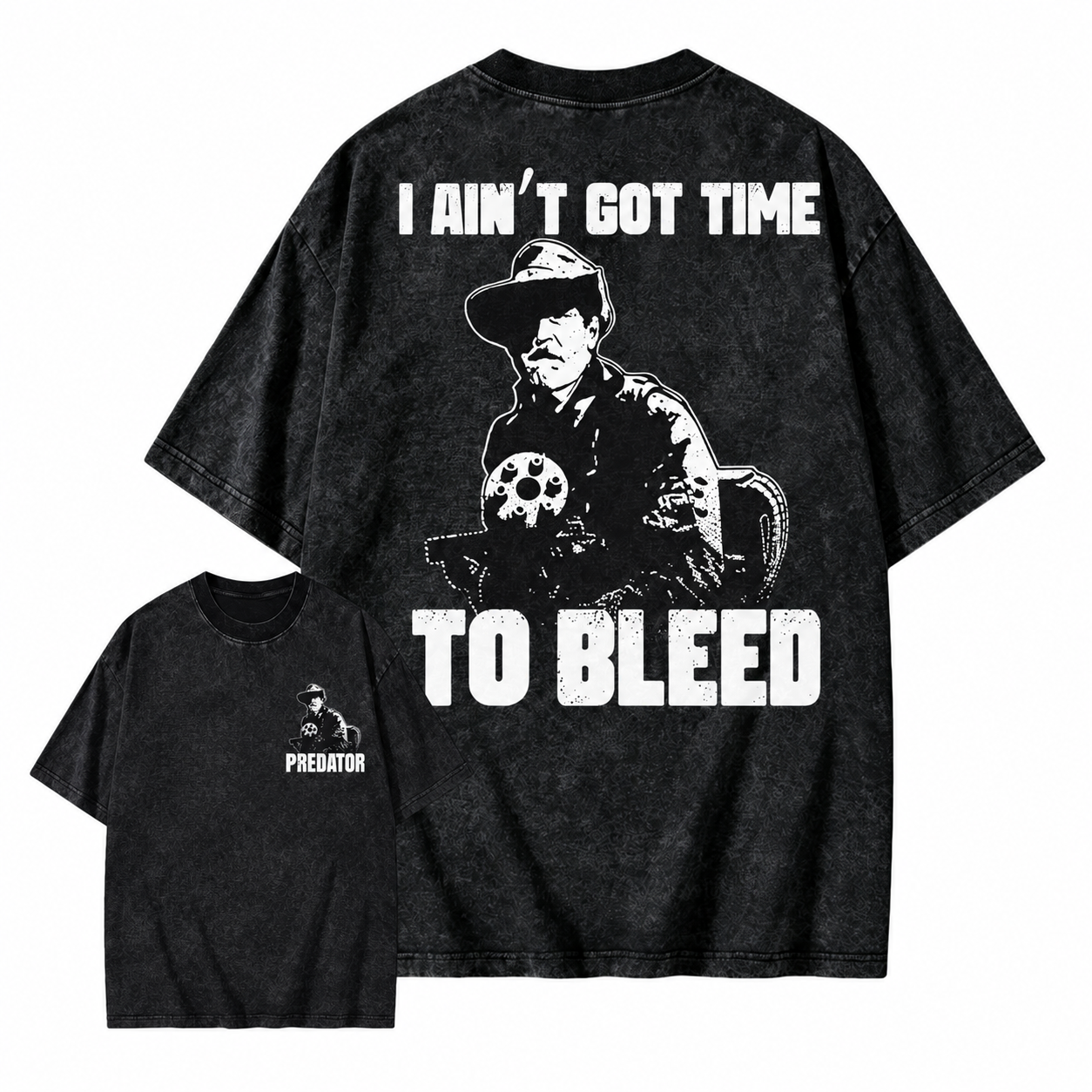 Vintage 80s Action Movie Washed Shirt, Gift For Fans