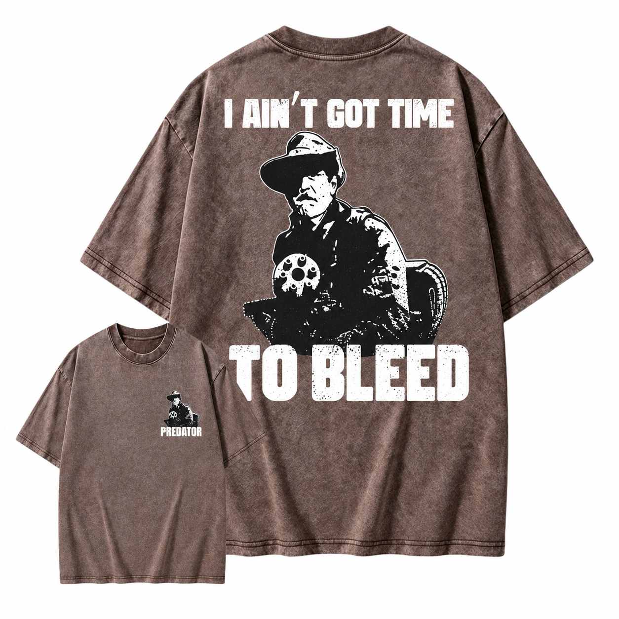 Vintage 80s Action Movie Washed Shirt, Gift For Fans