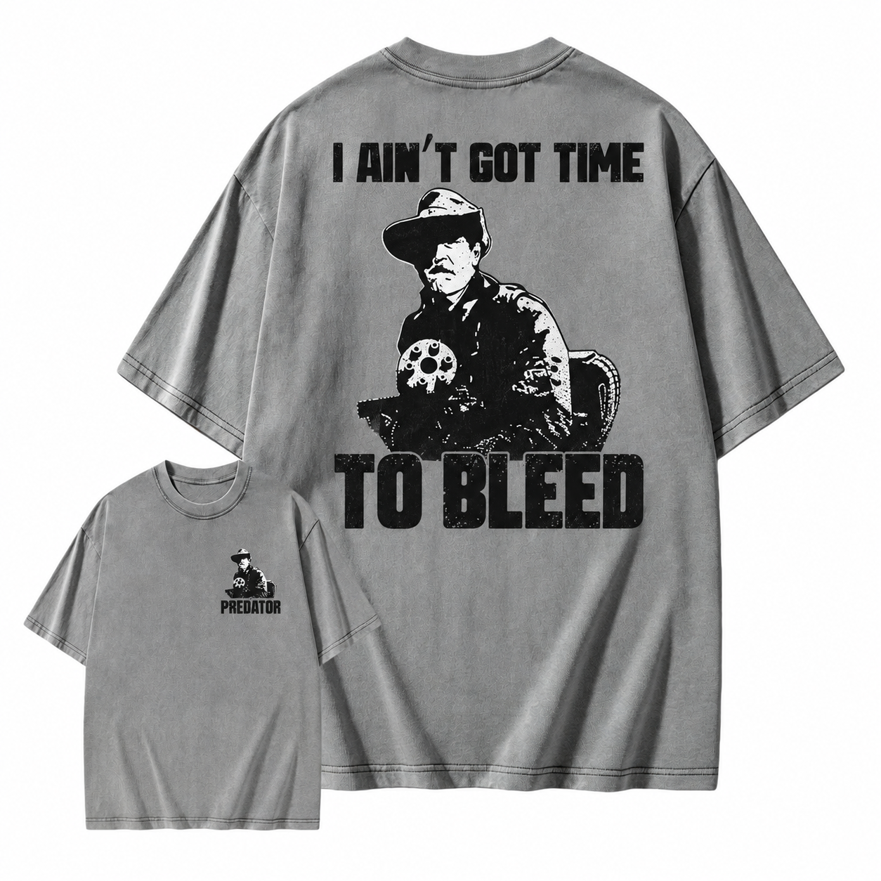 Vintage 80s Action Movie Washed Shirt, Gift For Fans