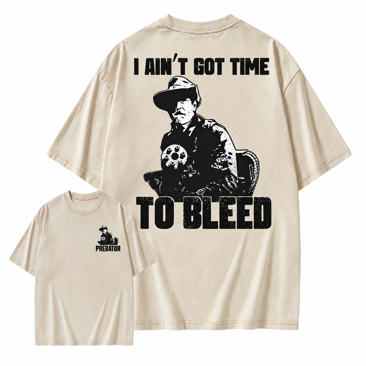 Vintage 80s Action Movie Washed Shirt, Gift For Fans
