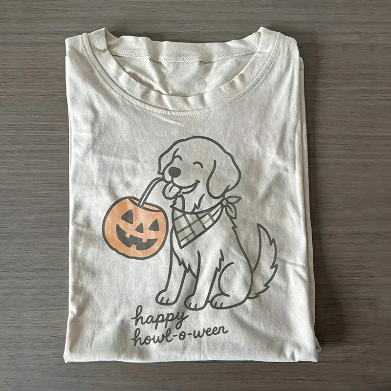 Golden Retriever Halloween T-shirt