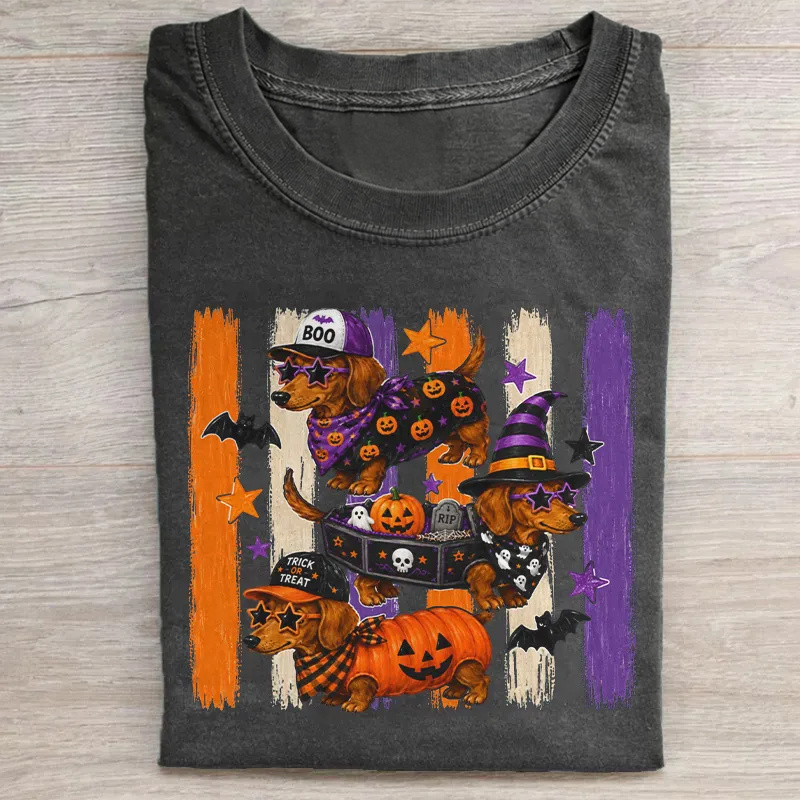 Halloween Dachshund T-shirt