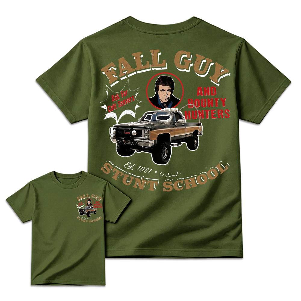 Classic Stuntman Film Graphic Tee, Retro 80s Action Movie T-Shirt
