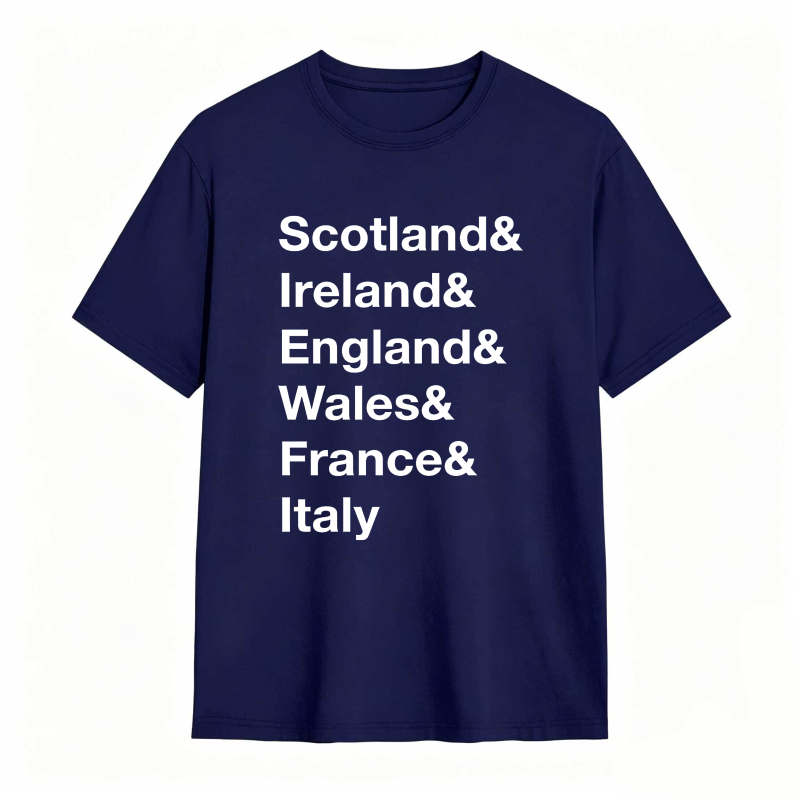 Scotland Ireland England Wales France Italy Unisex Classic T-shirt