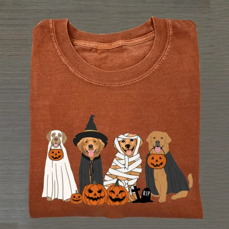 Golden Retriever Ghost Dogs T-shirt