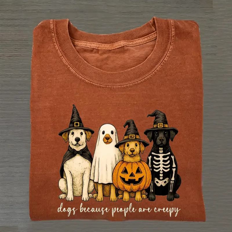 Dogs Because People Are Creepy T-shirt