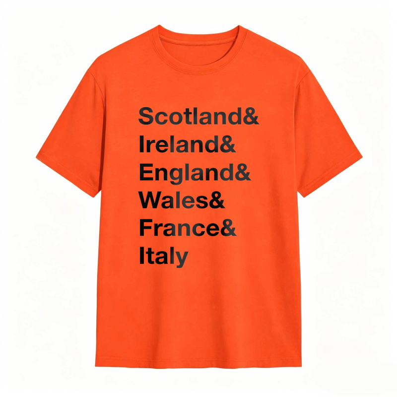 Scotland Ireland England Wales France Italy Unisex Classic T-shirt