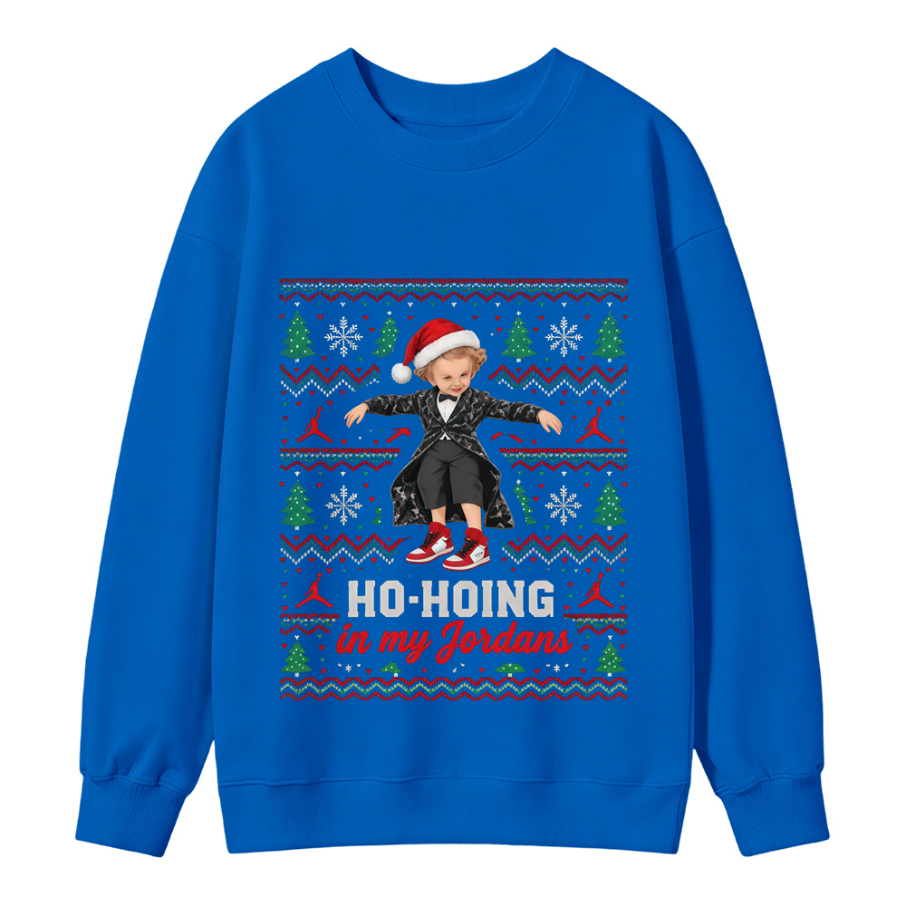 Christmas Ho-Hoing in My Sneakers Ugly Christmas Sweatshirt