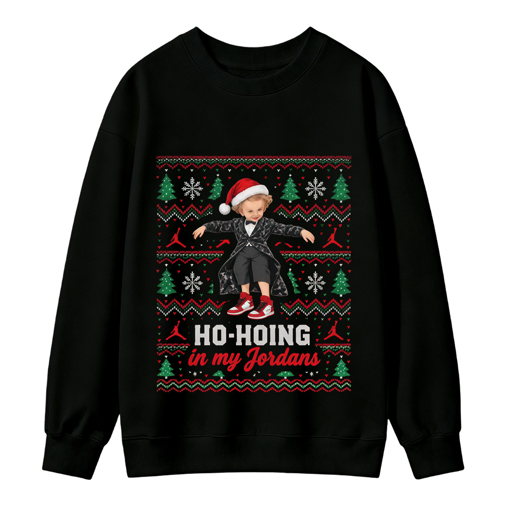 Christmas Ho-Hoing in My Sneakers Ugly Christmas Sweatshirt