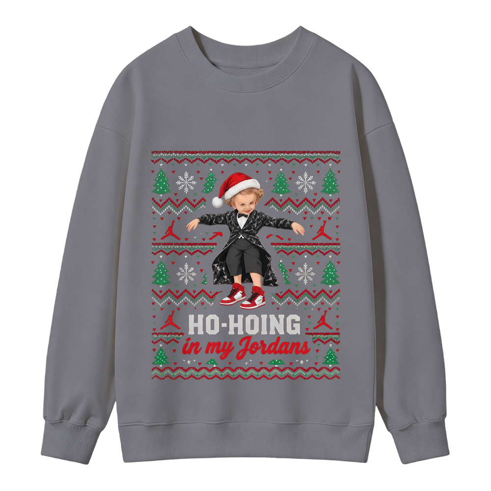 Christmas Ho-Hoing in My Sneakers Ugly Christmas Sweatshirt