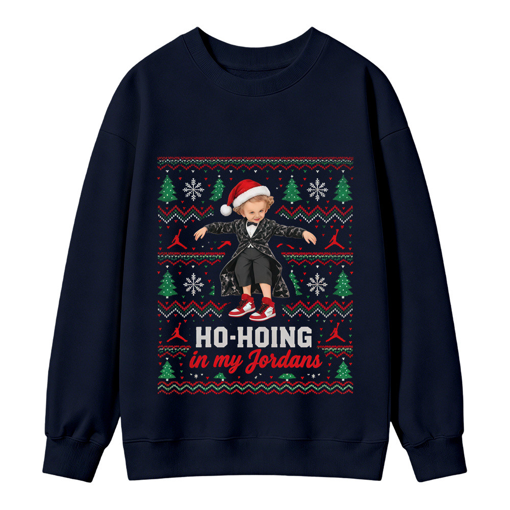 Christmas Ho-Hoing in My Sneakers Ugly Christmas Sweatshirt