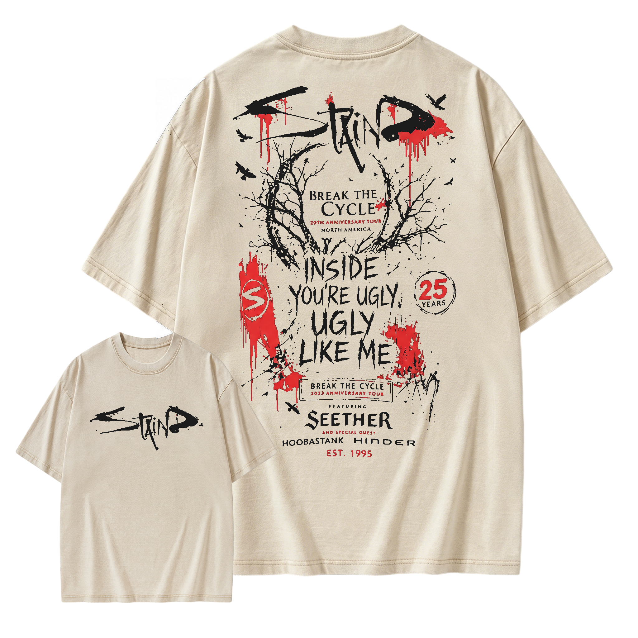 Washed Shirt Vintage Stealth Bomber Graphic Washed Shirt Military Enthusiast Streetwear Clothing Gift for Men Breathable Printing